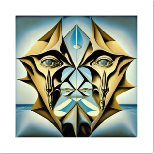 [AI Art] Symmetry, inspired by the works of Salvador Dali Posters and Art